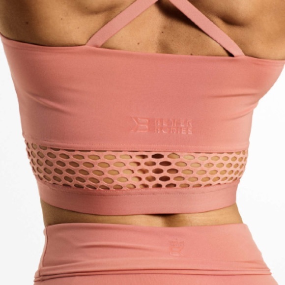 BETTER BODIES Sangria Red Waverly Mesh Bra - Picture 3 of 11